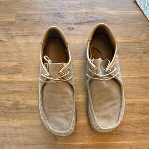 KALSO Earth Shoe Darby Mens Negative Heel in Natural Size 12 Like New Worn 1x